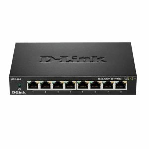 D-LINK 8 PORT 10/100/1000 Unmanaged Gigabit Desktop Switch DGS 108/1008A