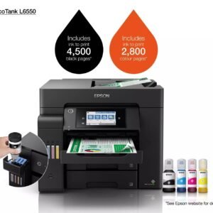 Epson EcoTank L6550 A4 Multifunction Wi-Fi Ink Tank Duplex Printer with Fax