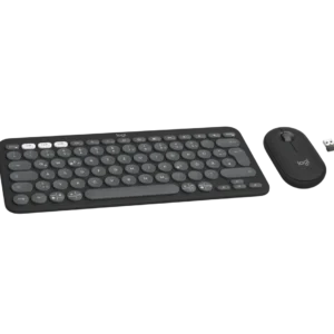 Logitech Pebble 2 Combo -- Powerful, Stylish, and Silent Wireless Keyboard and Mouse Set with Smart Connectivity