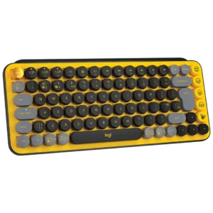 Logitech POP Keys -- Powerful Wireless Mechanical Keyboard with Custom Emoji Keys and Vibrant Retro Design